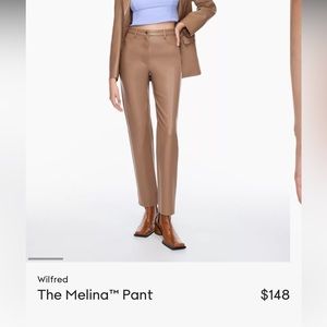 Aritzia wilfred vegan leather